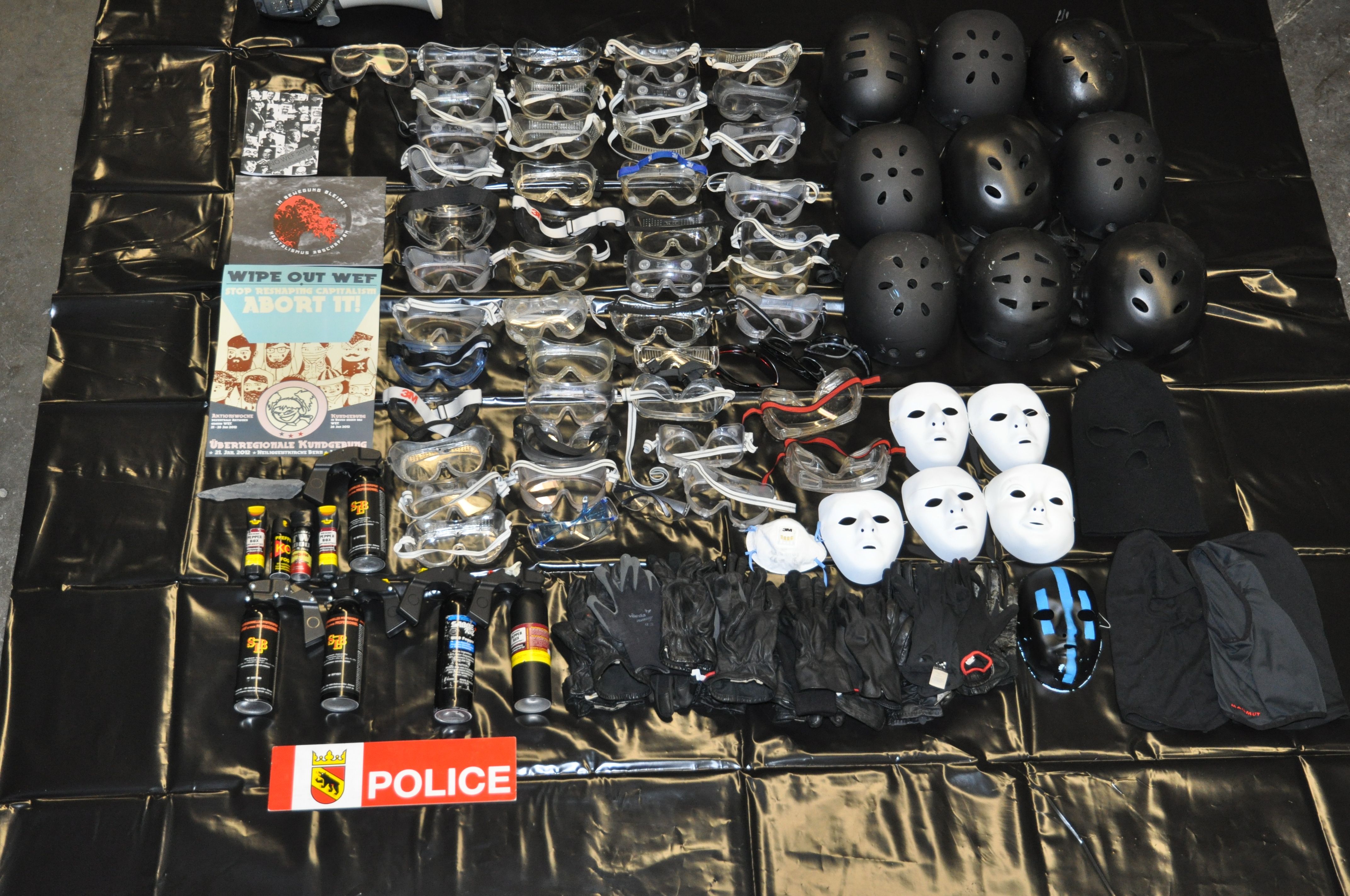 Sichergestellte Gegenstände